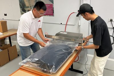 CPULD receives new vacuum sealing equipment donated by PAC Machinery and PMMI!