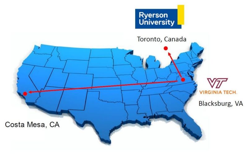 Image 1. Parcel movement during comparative study of hazards experienced.