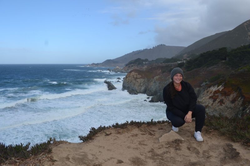 Image 2. Tabby at the coast.