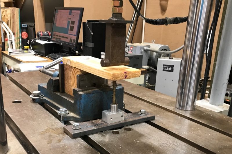Image 1. Setup for fastener testing.