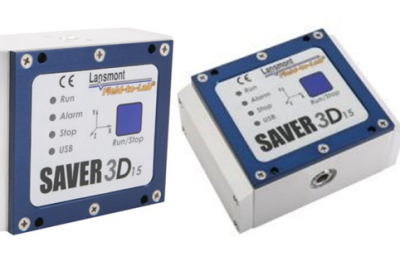 Image 3a. Lansmont Saver 3D15 sensor.