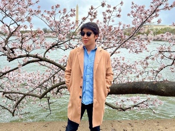 Image 3. Yu Yang Huang in Washington DC.