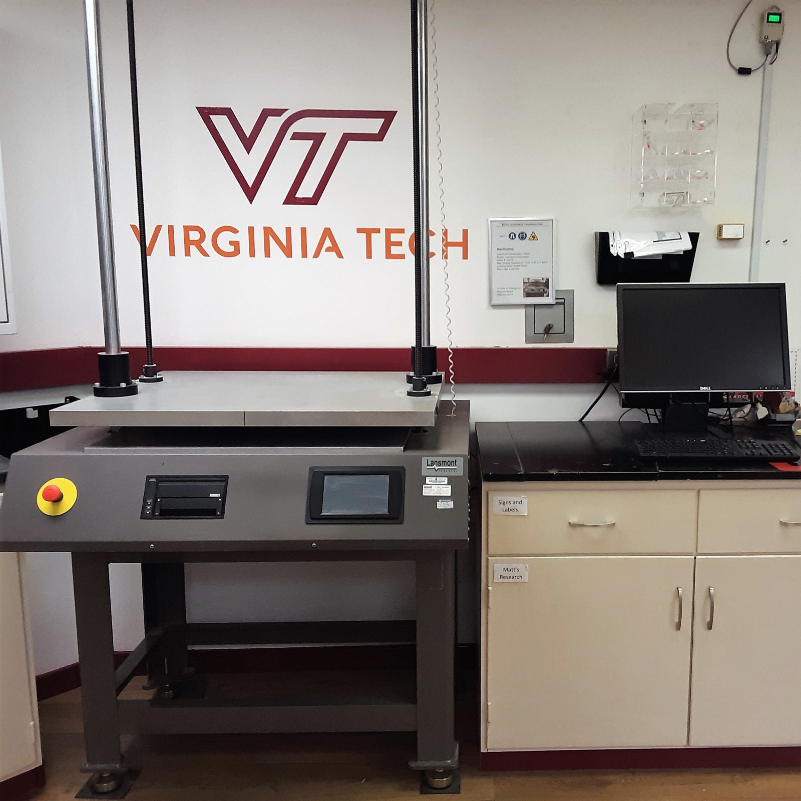 Box Compression Testing Center for Packaging and Unit Load Design